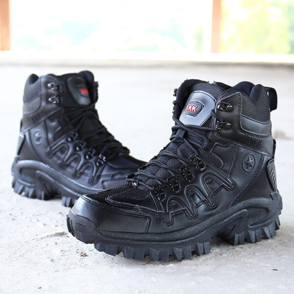 MARSON Men Military Boots Camouflage Non-Slip Combat Tactical Boots Male Breathable Outdoor Climbing Wear-Resisting Mens Shoes - Image 2