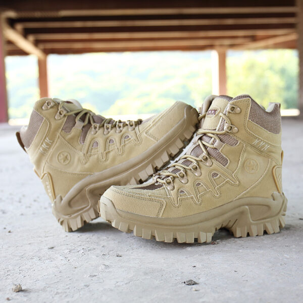 MARSON Men Military Boots Camouflage Non-Slip Combat Tactical Boots Male Breathable Outdoor Climbing Wear-Resisting Mens Shoes - Image 4
