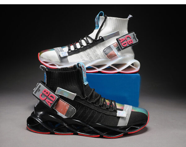 Good Quality Hollow Cushioning Damping Sport Shoes Mens Athletic Jogging Sneakers - Image 5