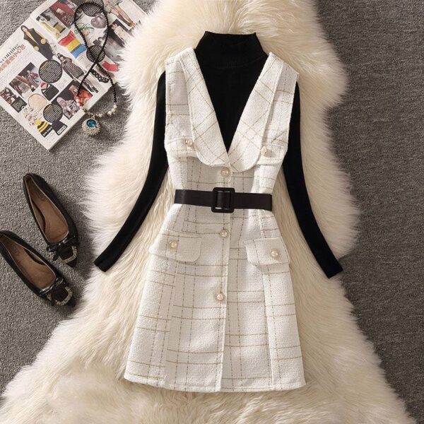Women's Slim Knitted Bottoming Shirt Vest - Image 6