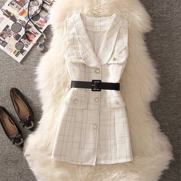 Women's Slim Knitted Bottoming Shirt Vest - Image 3